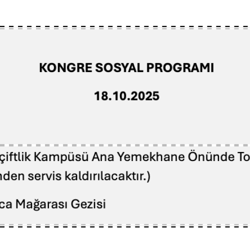 KONGRE SOSYAL PROGRAMI