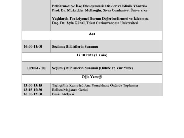 KONGRE PROGRAMI